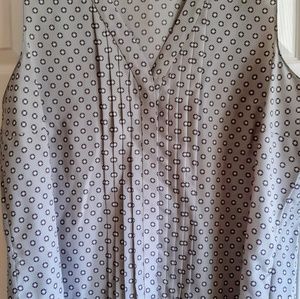 Print top, sleeveless.